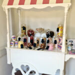 Oxford Sweet Treats Vintage Cart 1 at Fison Barn Earth Trust Little Wittenham - Oxford Discos in Oxfordshire