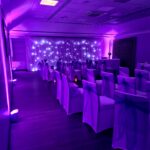 Ceremony Backdrop At The Coseners House Abingdon by Oxford Discos in Oxfordshire
