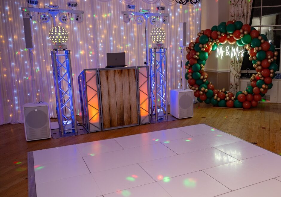 Disco and Dance Floor in Coseners House in Abingdon by Oxford Discos in Oxfordshire